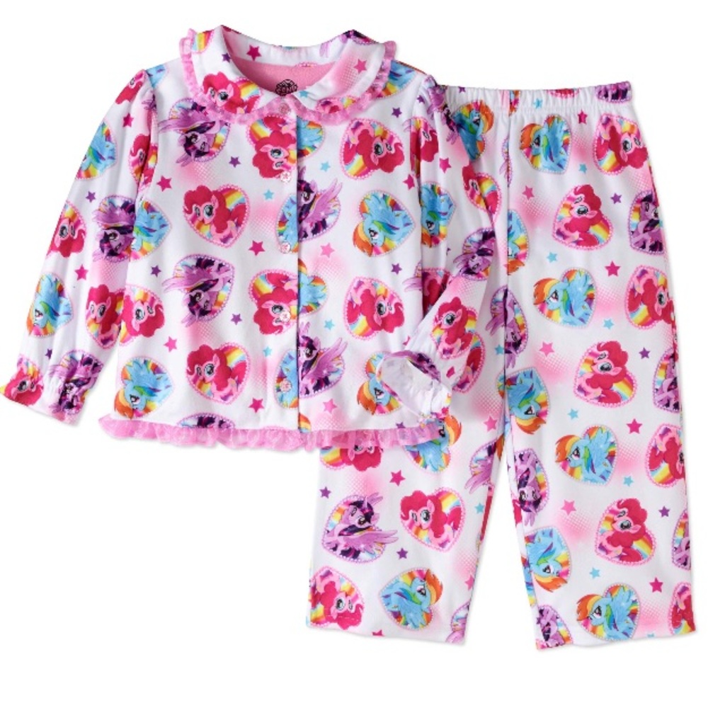 My Little Pony Toddler Girls Pajama Set 2T 3T 4T